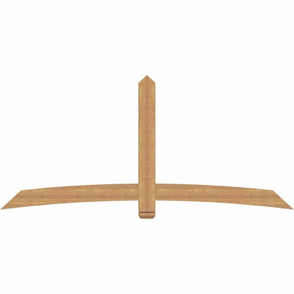Ekena Millwork Bellingham Timber Gable Bracket, Western Red Cedar, 96"W x 44"H x 1 1/2"D x 5 1/2"F, 11/12 Pitch GBW096X44X0206BEL00SWR - main